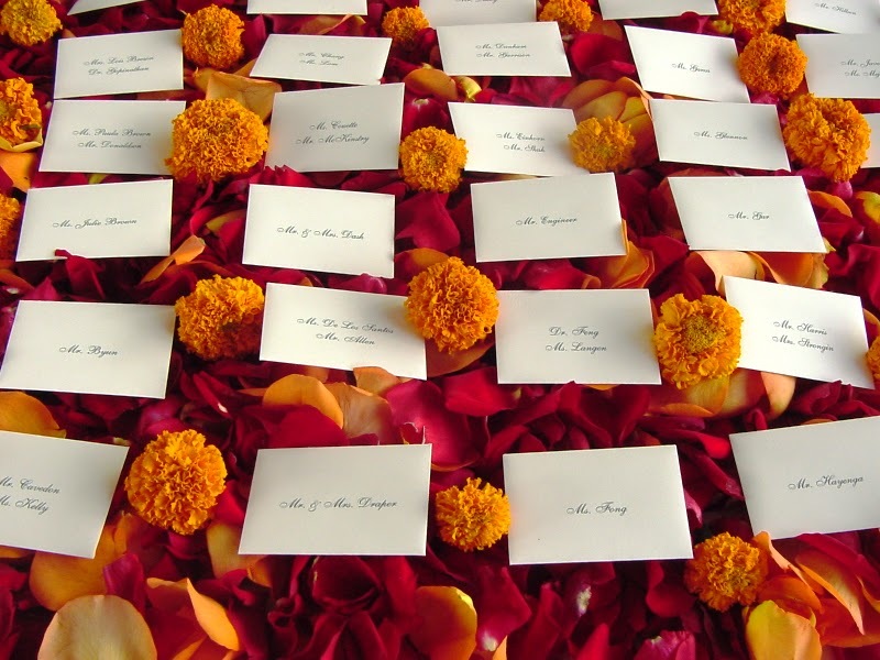 marigold-wedding-inspiration-escort-cards-with-rose-petals.full